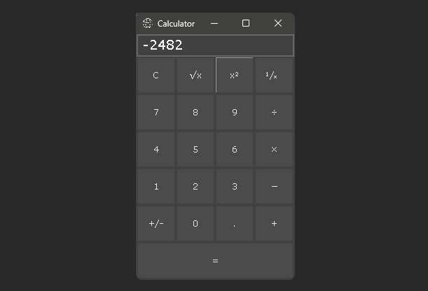 Calculator Screenshot 2